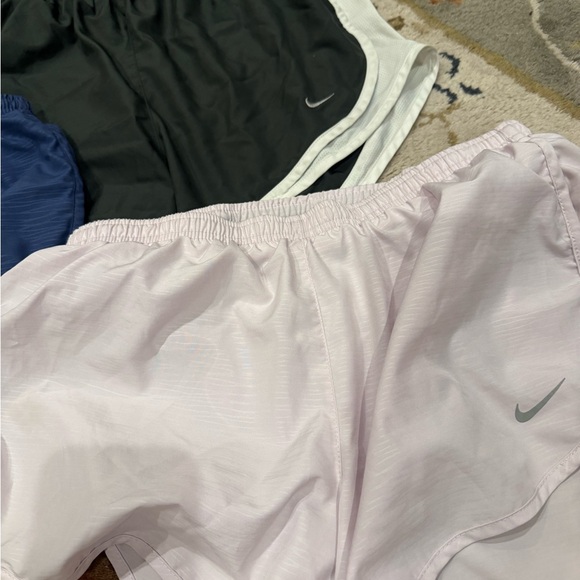 Nike Women's Athletic Shorts Bundle of 3 - Black, Blue, and Lavender Medium - Picture 7 of 11